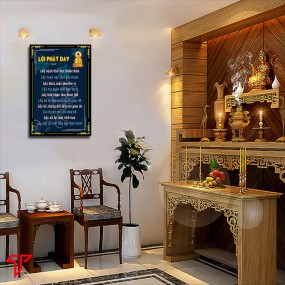 Tranh thư pháp hình phật những lời phật dạy